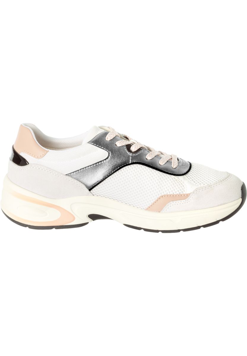 Zeitgenössische Mesh- und Wildleder-Sneaker