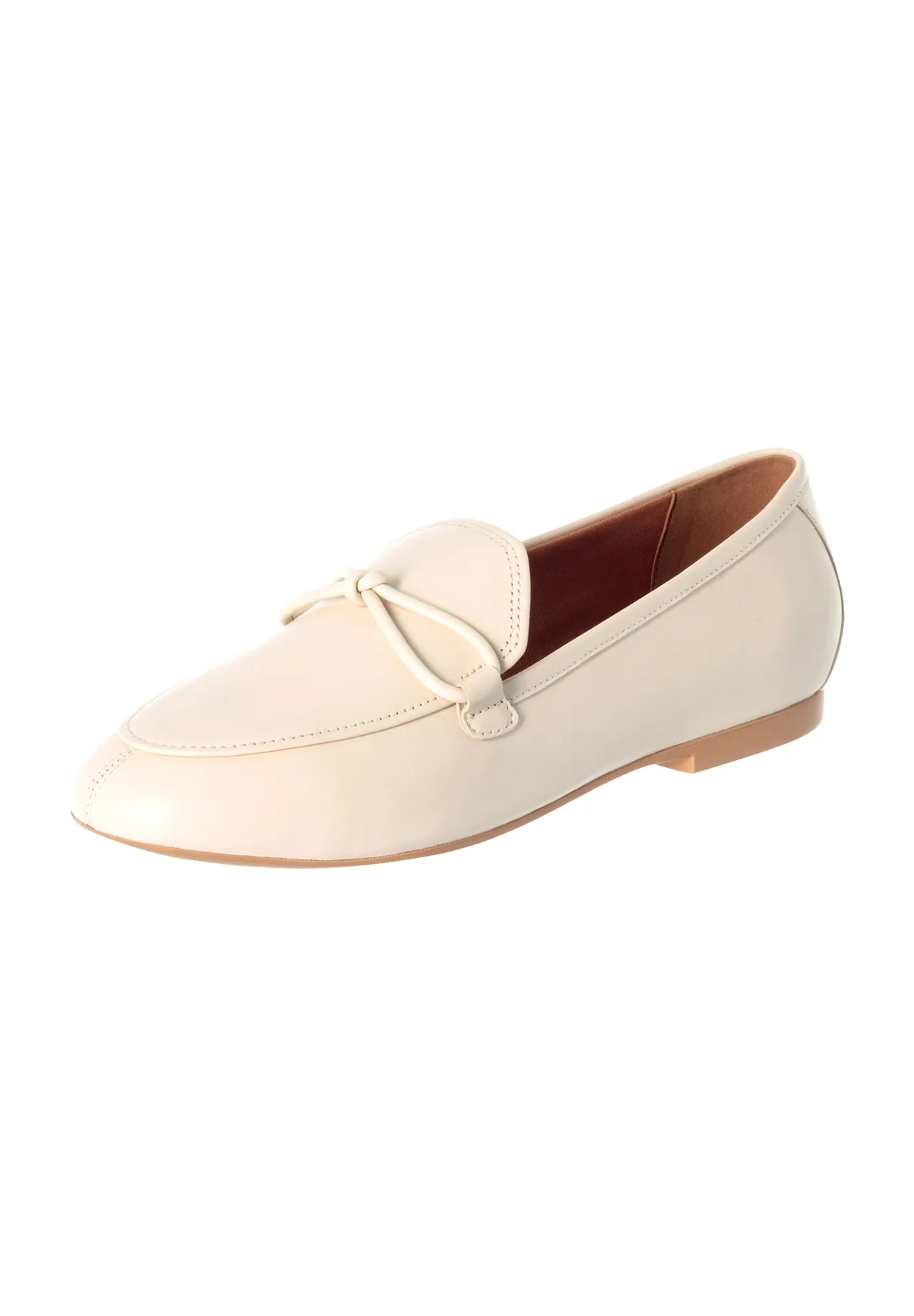 Klassische Leder-Loafer mit Knotendetail