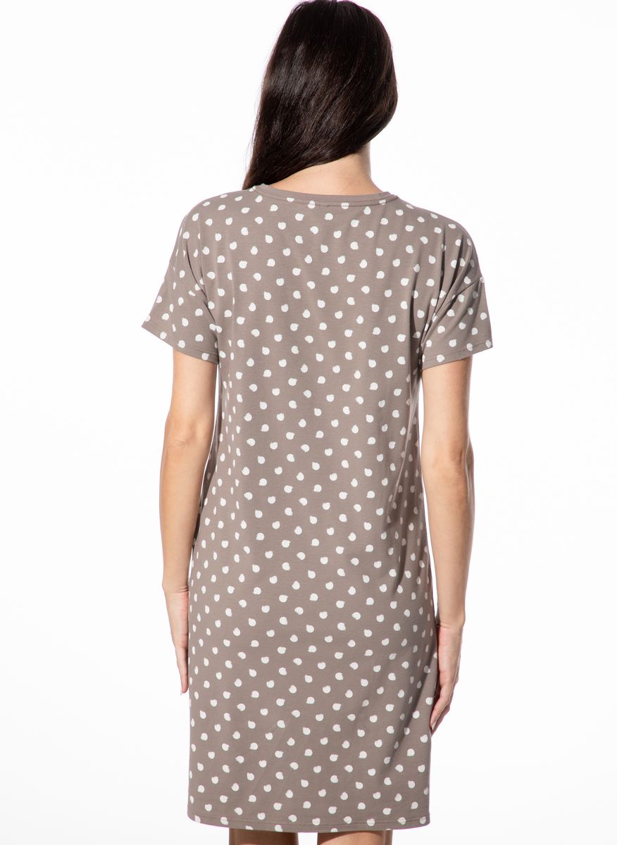 Weiches Polka-Dot Schlafshirt aus Baumwolle