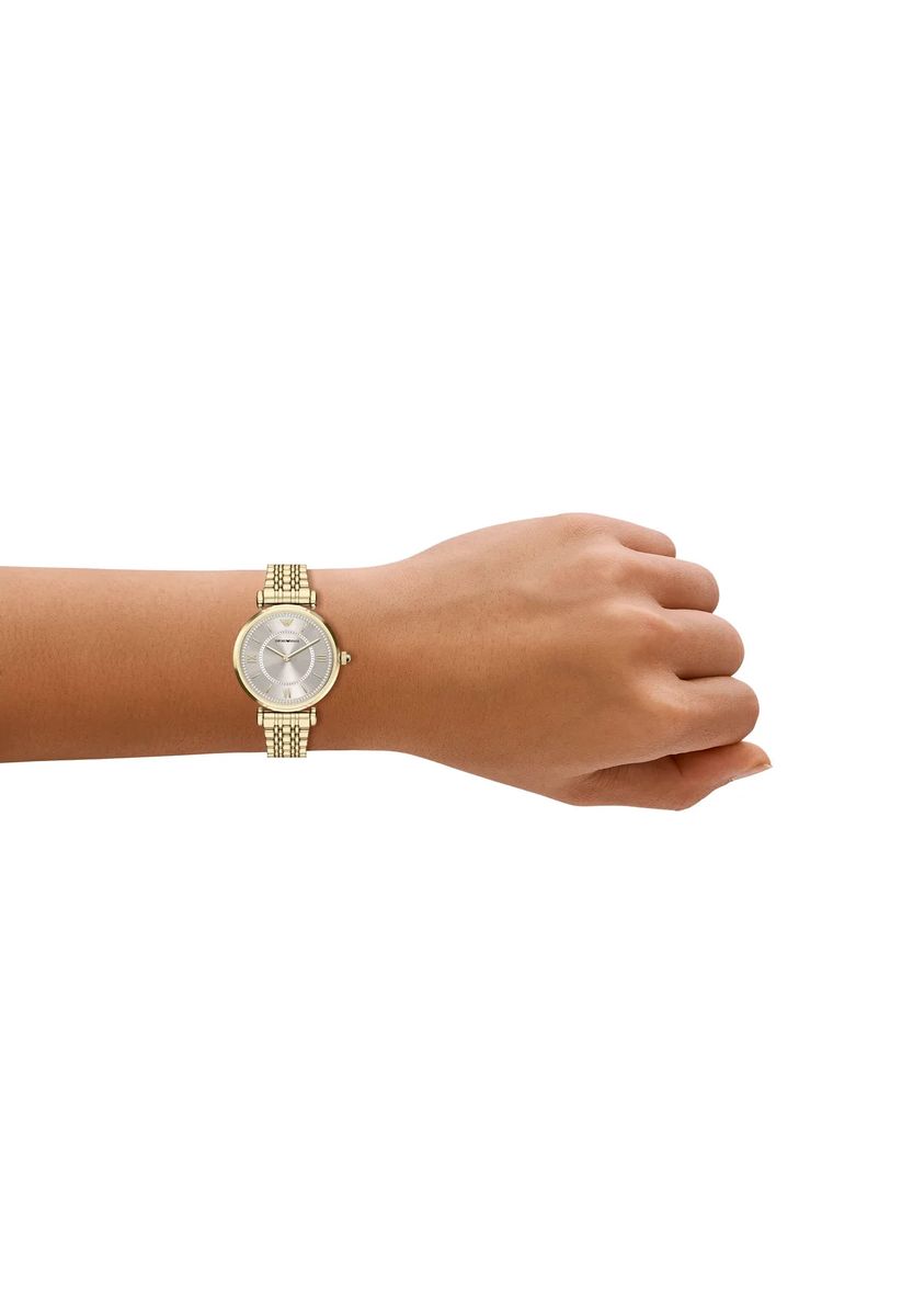 Elegante Uhr mit Kristallbesatz