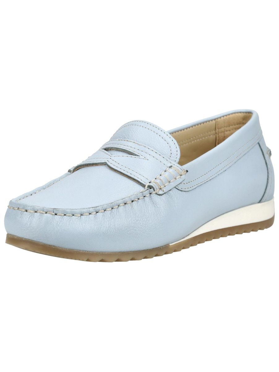 Strukturierte Penny-Loafer aus Leder