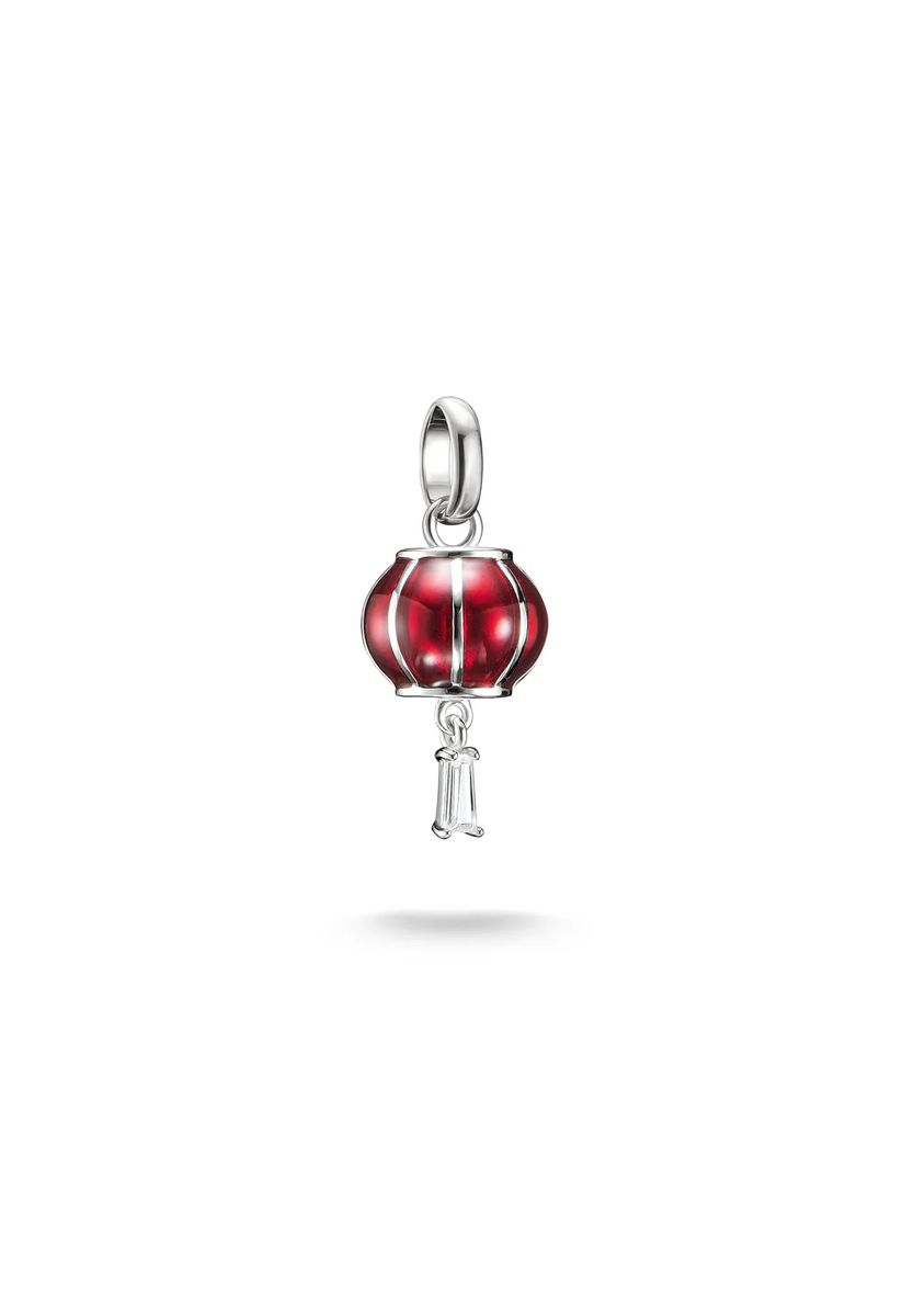 Japanischer Lampion Emaille-Charm