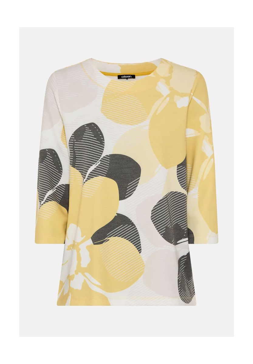 Sweatshirt mit abstraktem Blumenmuster