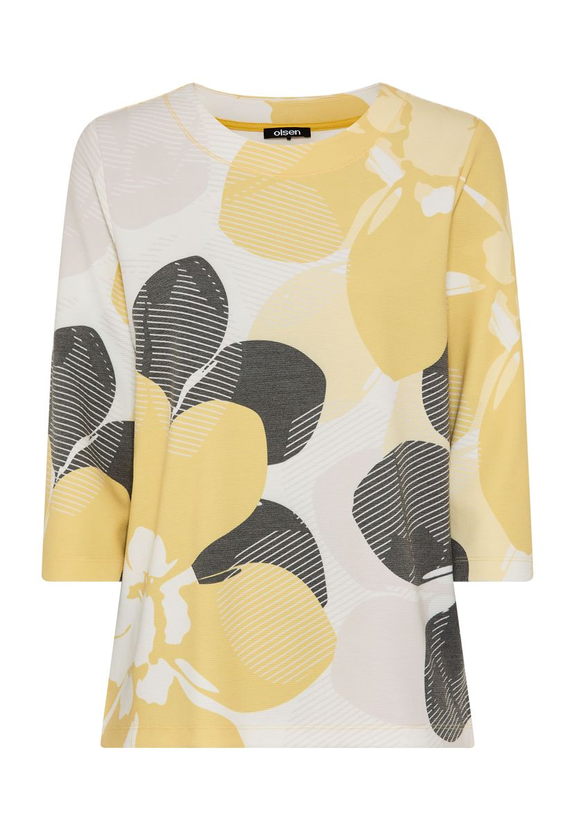 Sweatshirt mit abstraktem Blumenmuster