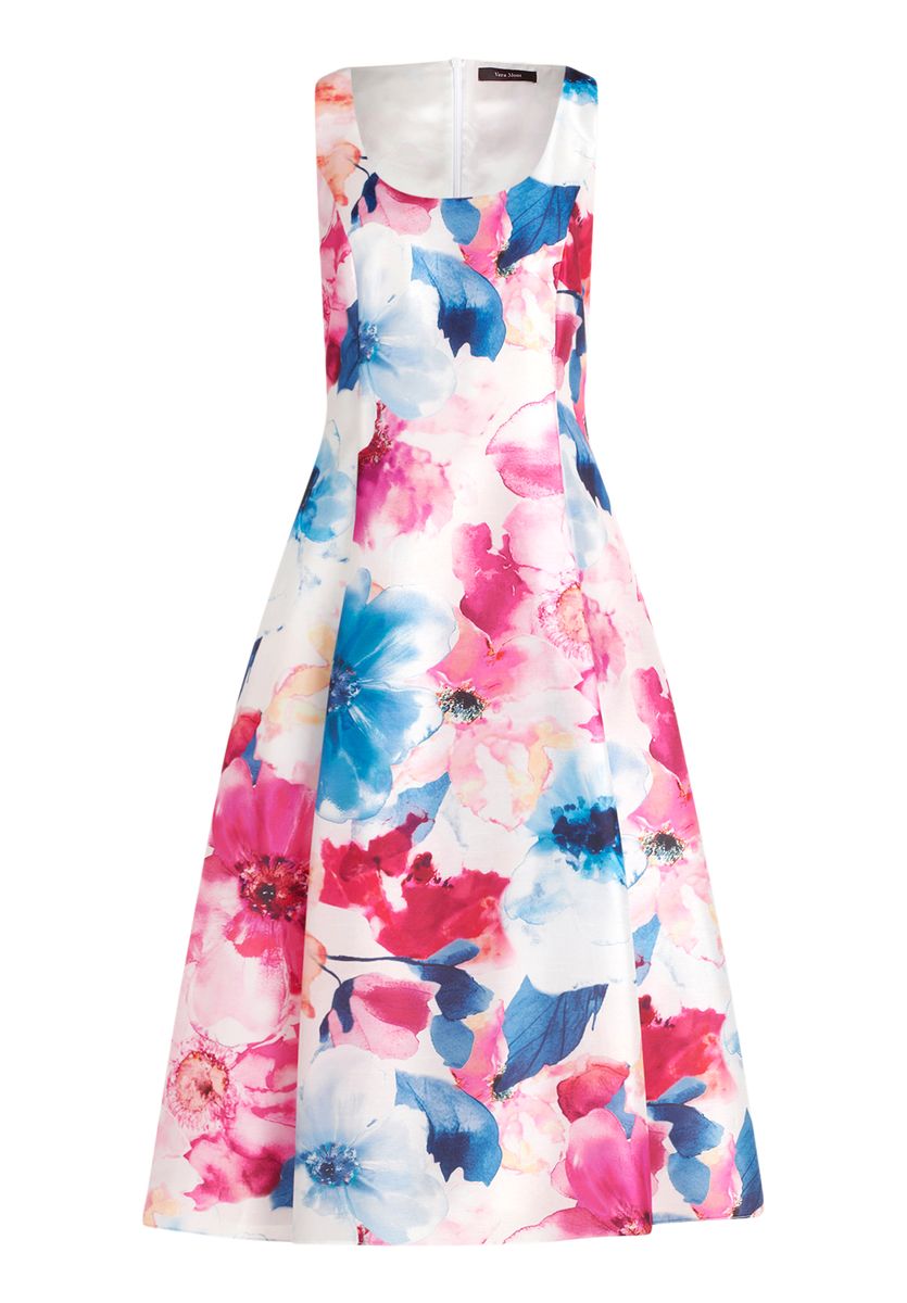 Cocktailkleid mit floralem Print