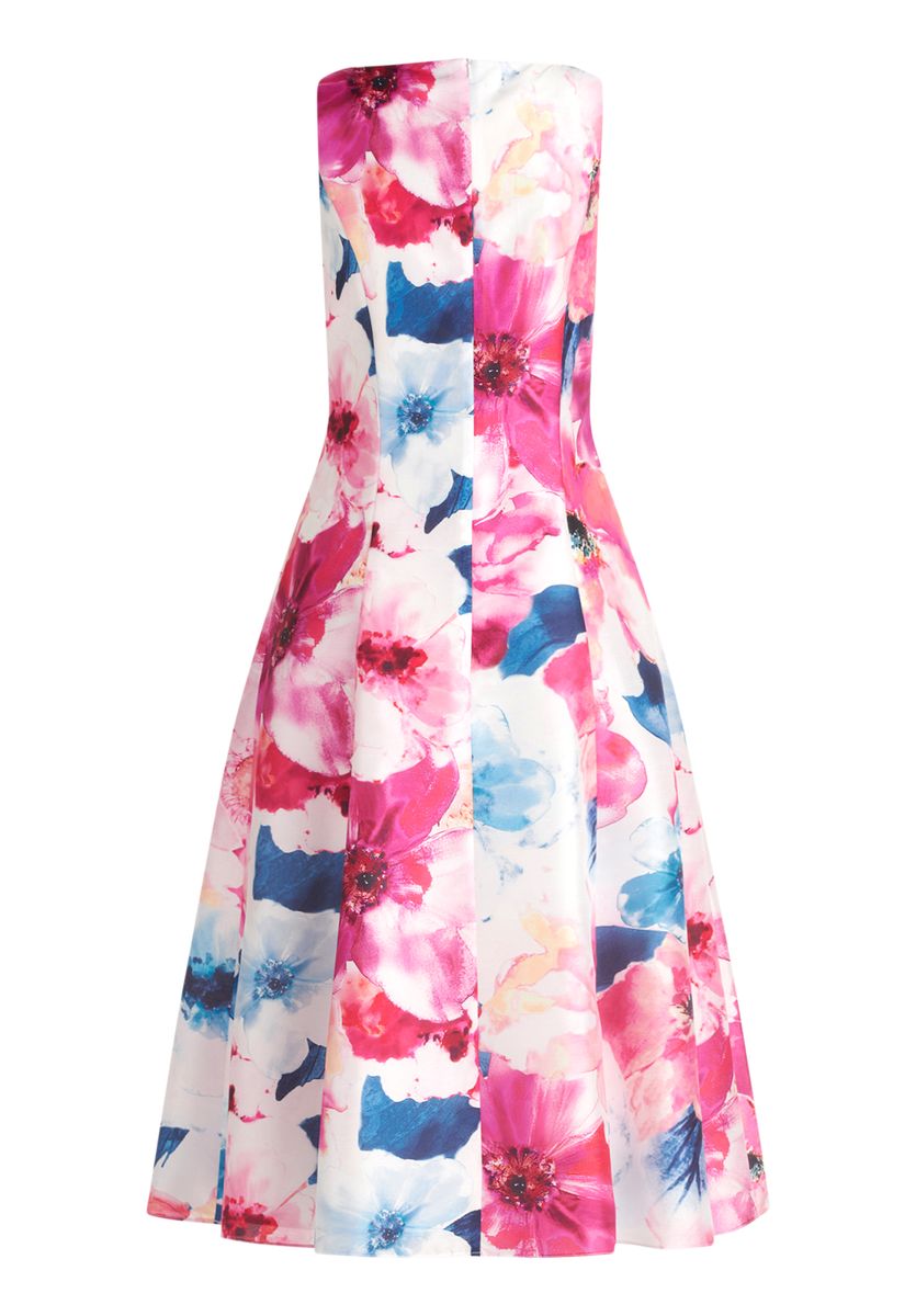 Cocktailkleid mit floralem Print