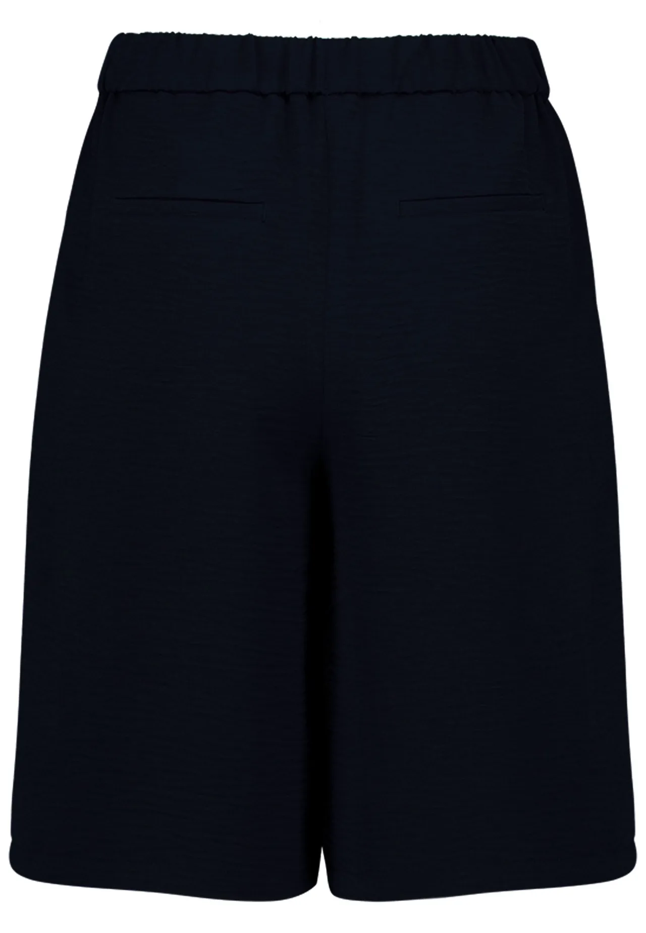 Bermuda-Shorts mit weitem Bein und Gürtel