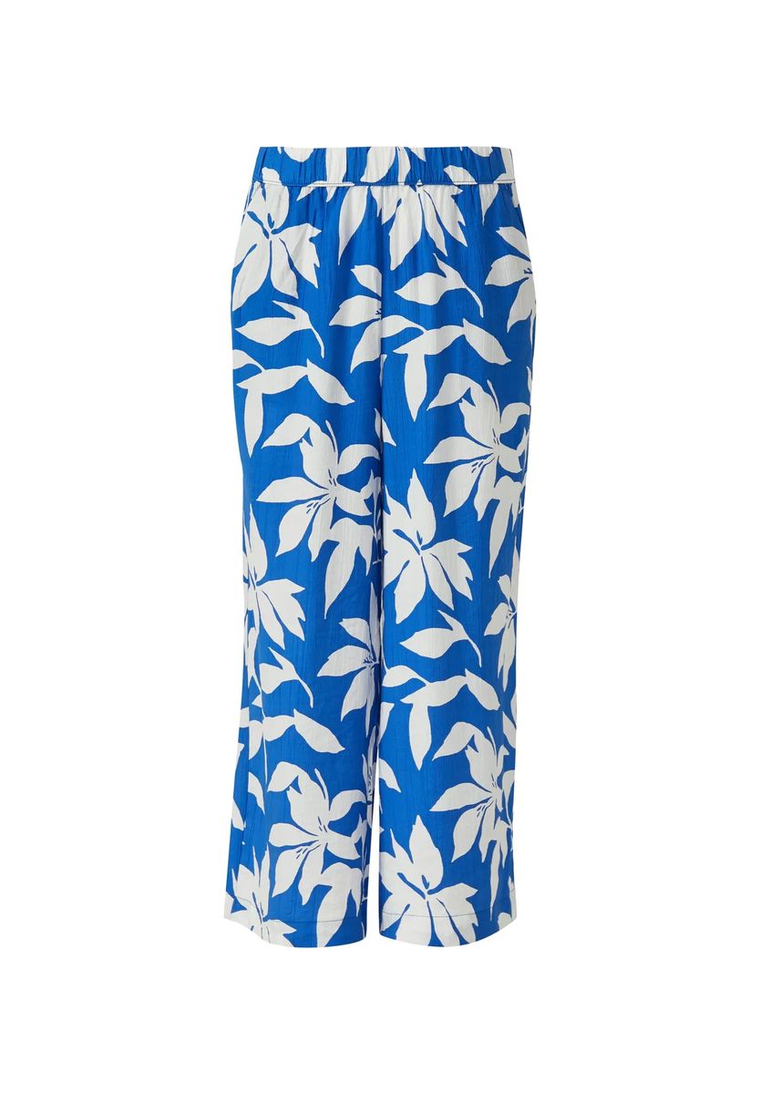 Luftige Culotte mit floralem Print