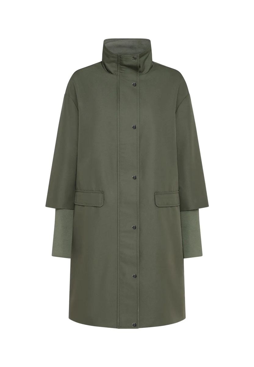 Minimalistischer Oversized Baumwoll-Mix Parka