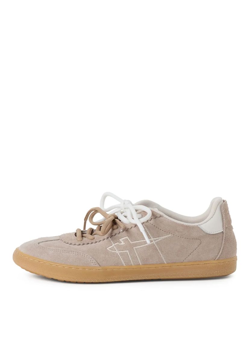 Wildleder Halbschuhe mit Gummisohle