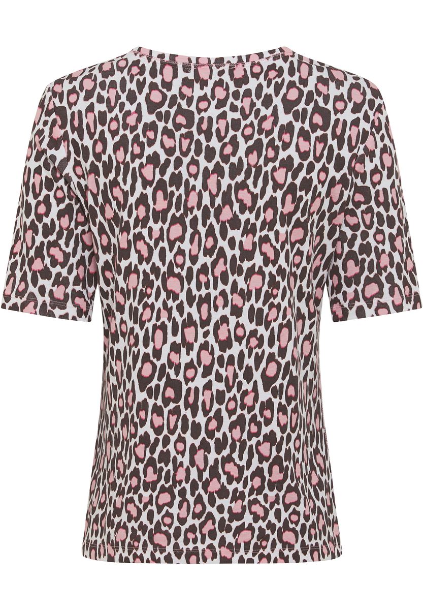 T-Shirt mit Leopardenmuster