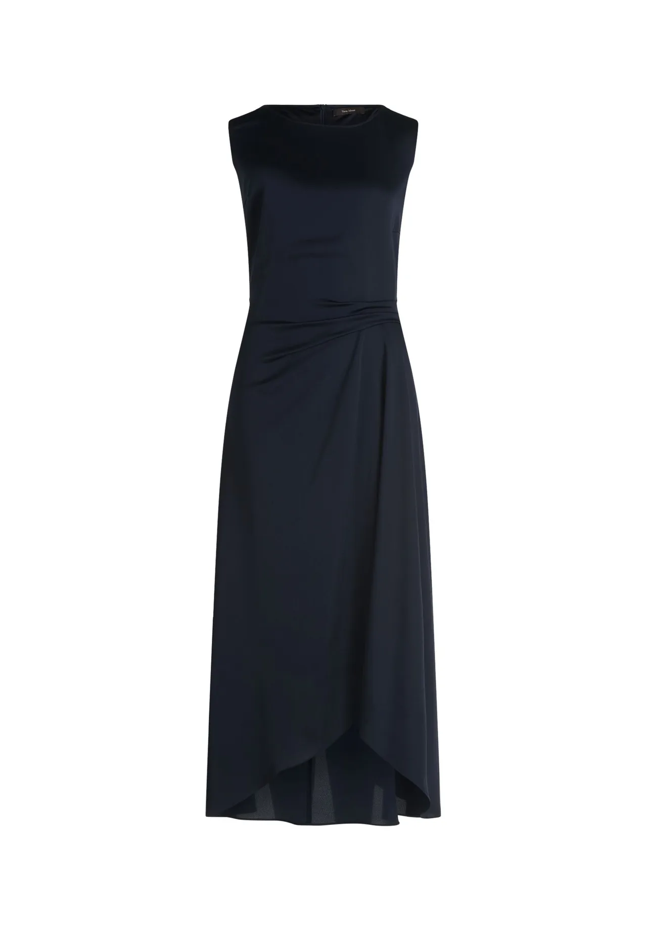 Elegantes Midikleid mit U-Boot-Ausschnitt