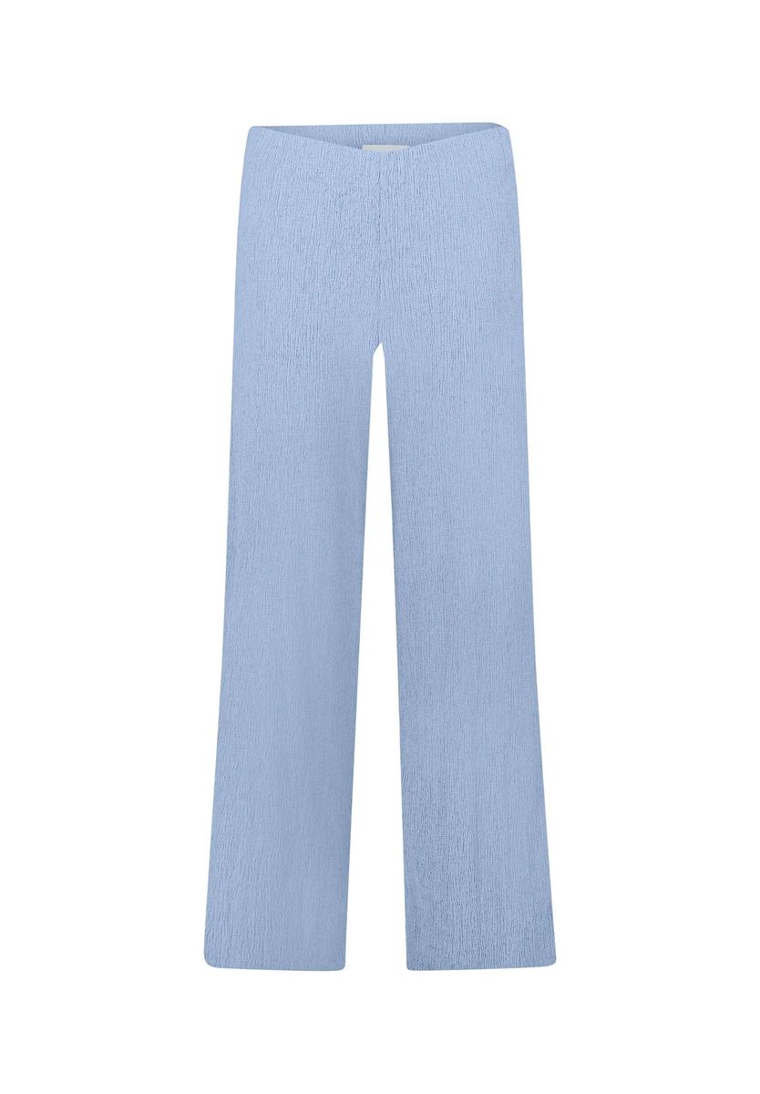 Strukturierte Schlupfhose mit geradem Bein
