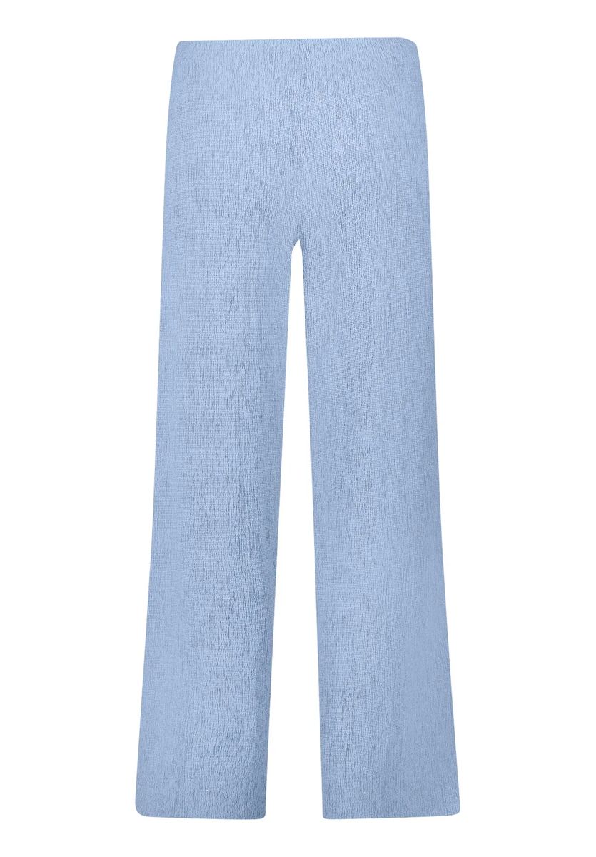 Strukturierte Schlupfhose mit geradem Bein