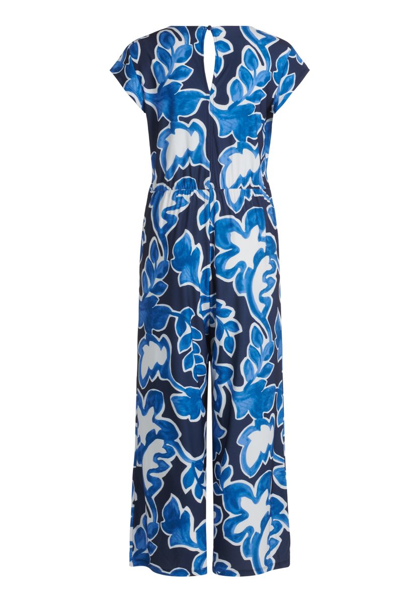 Floraler Jumpsuit mit weitem Bein