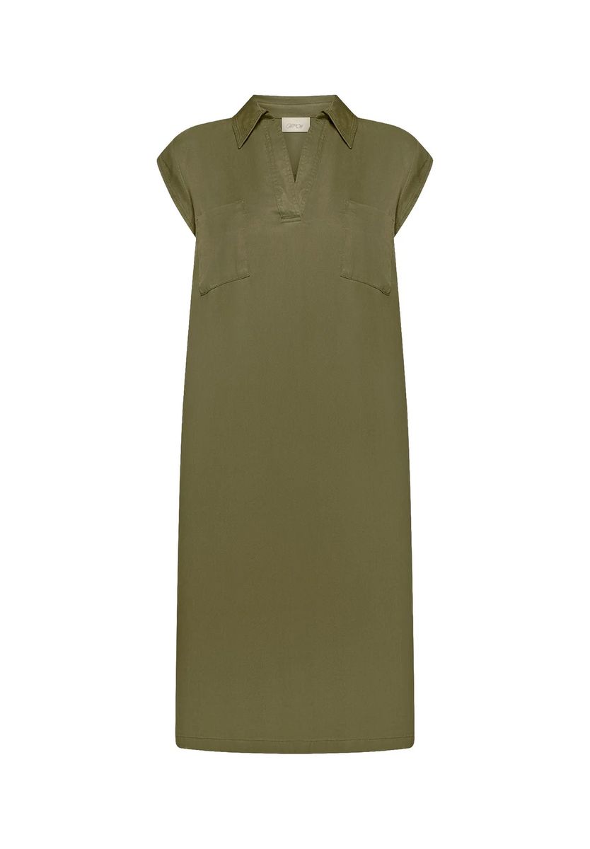Ärmelloses Shirtkleid in A-Linie