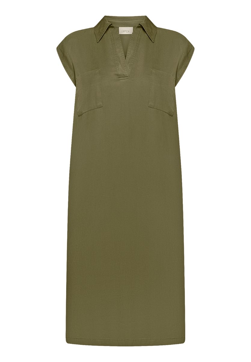 Ärmelloses Shirtkleid in A-Linie