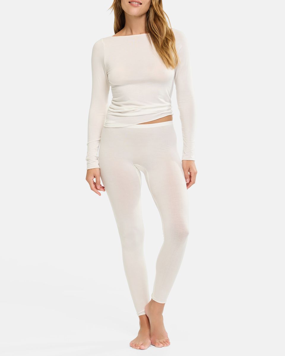 Elegantes Langarmshirt mit U-Boot-Ausschnitt