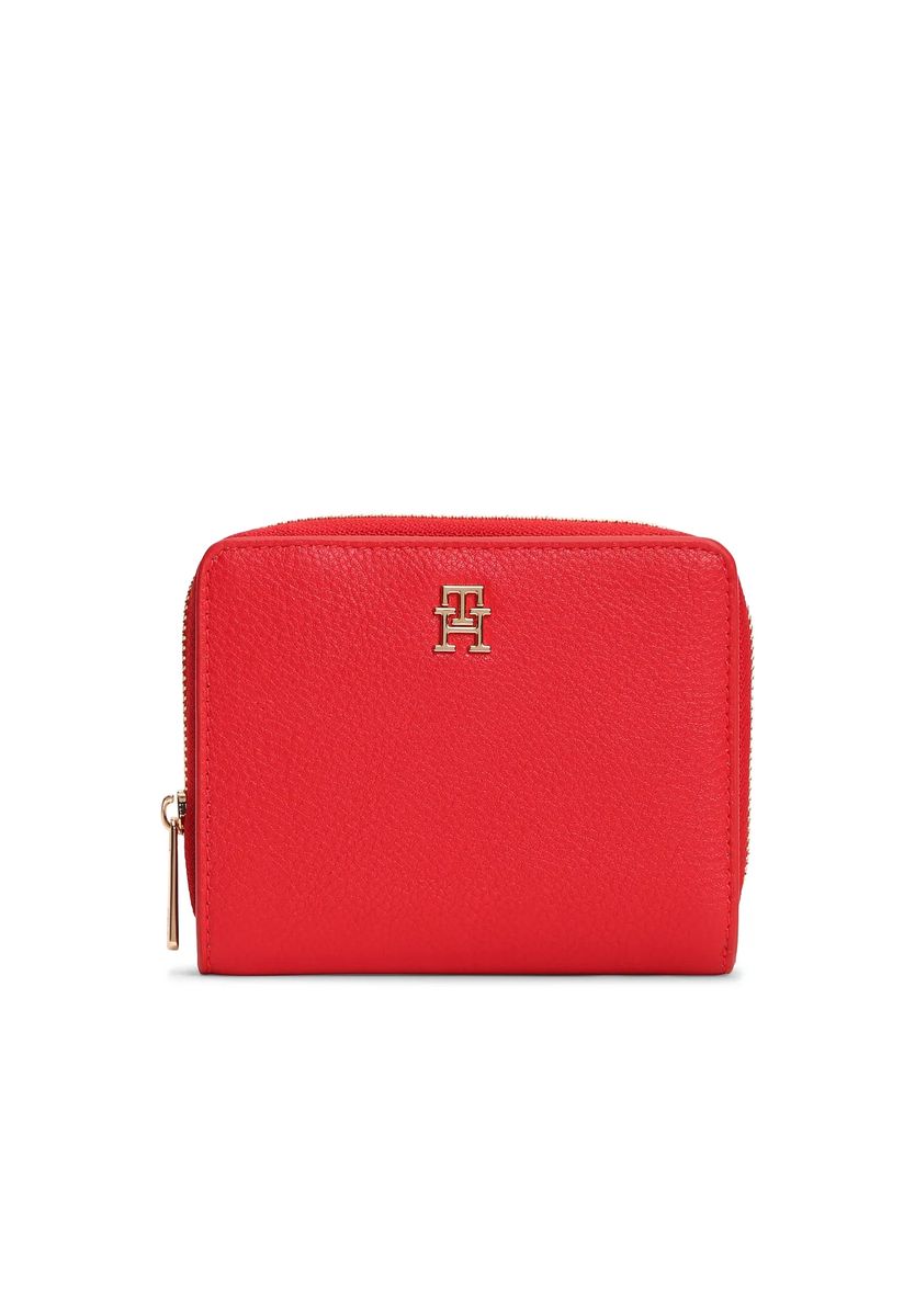 Monogramm-Brieftasche mit Rundum-Reißverschluss