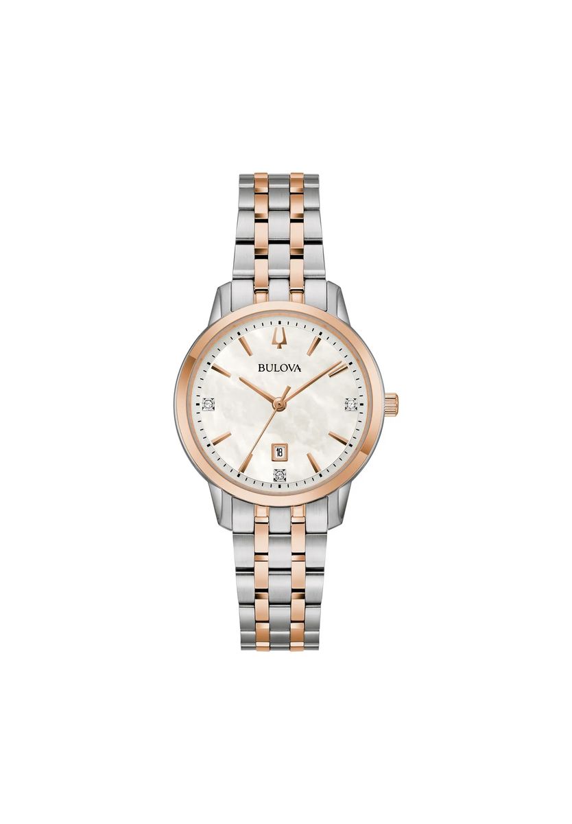 Elegante Diamant-besetzte Dress-Uhr