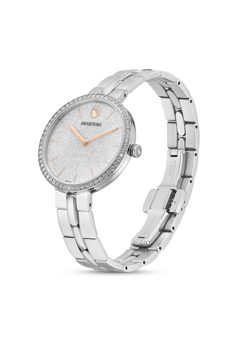 Elegante Armbanduhr mit Pavé-Zifferblatt