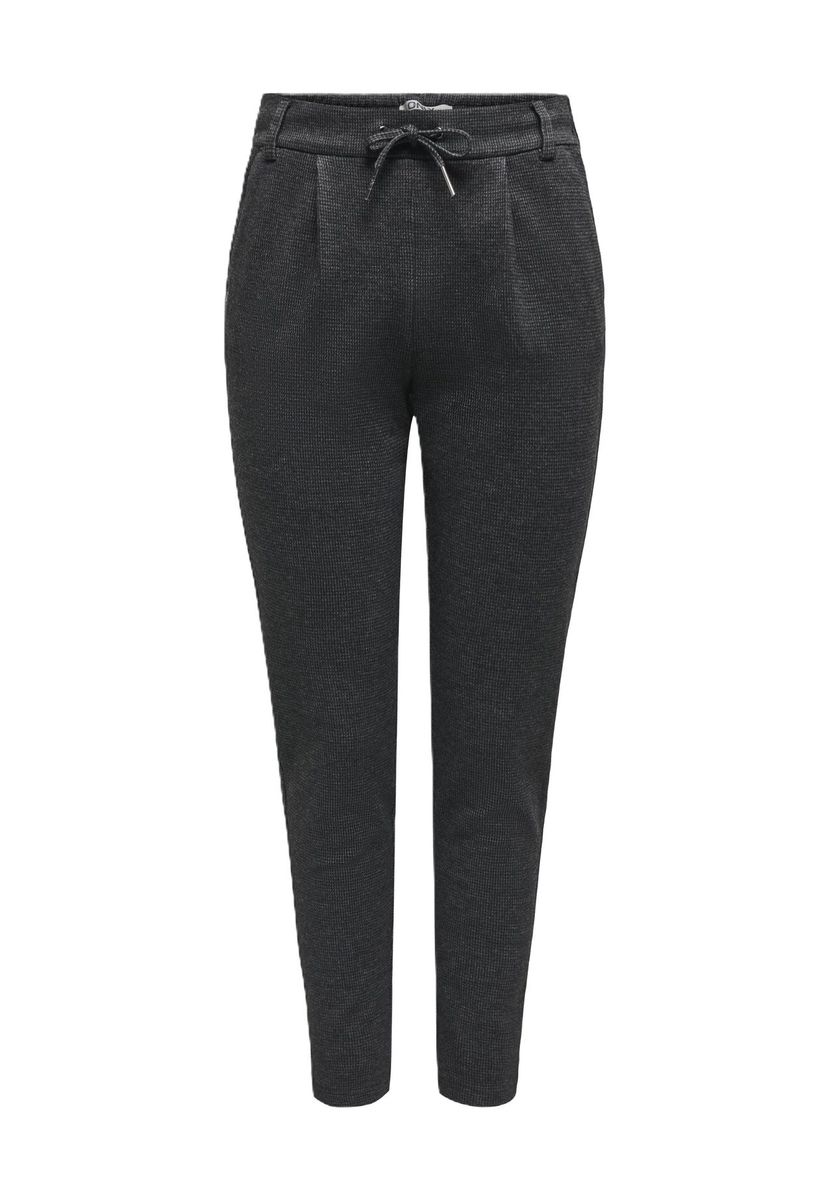 Strukturierte Stoffhose mit Tunnelzug