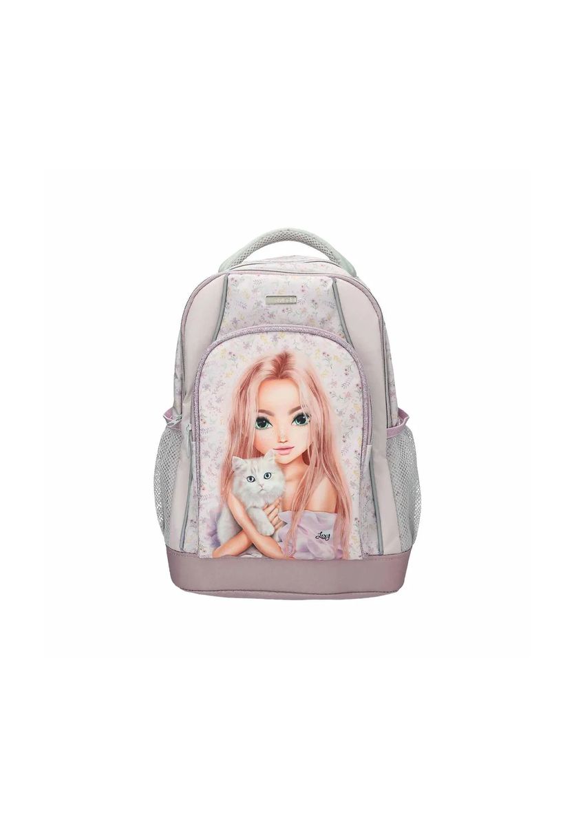 Ergonomischer Schulrucksack mit Mädchen-Illustration
