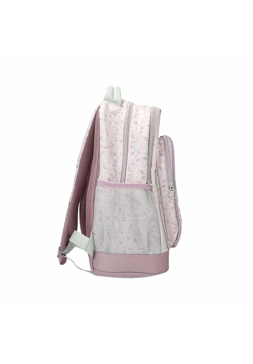 Ergonomischer Schulrucksack mit Mädchen-Illustration
