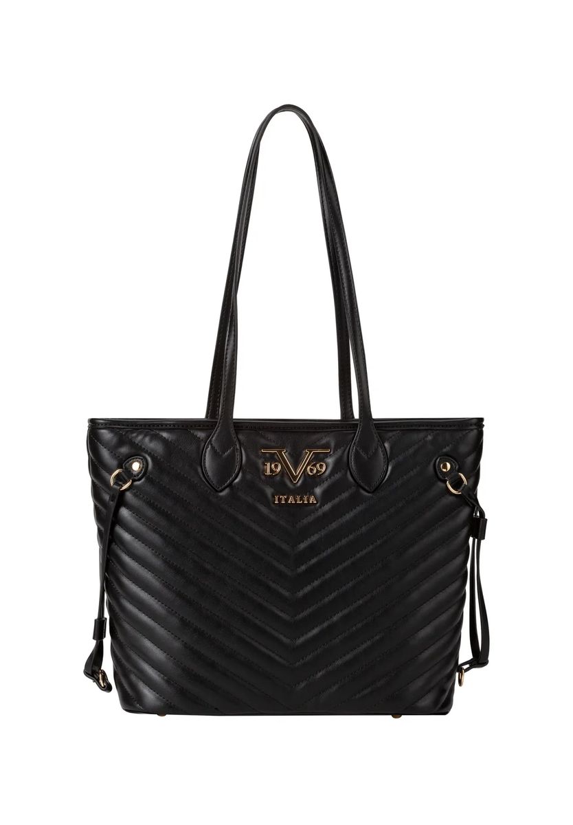 Elegante Shopper-Tasche mit Chevron-Steppung