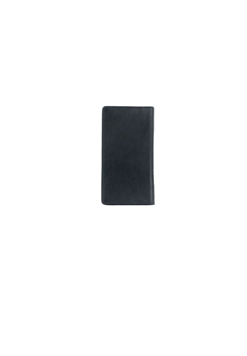 Elegante flache Leder-Brieftasche