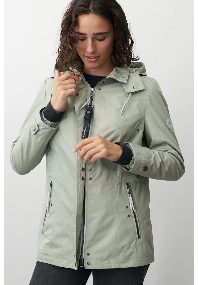 Wetterfeste Funktionsjacke mit Kapuze
