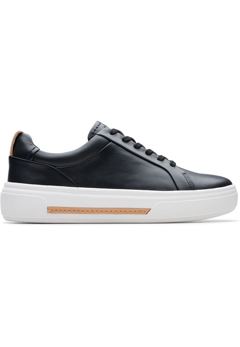 Minimalistischer Plateau-Sneaker aus Leder