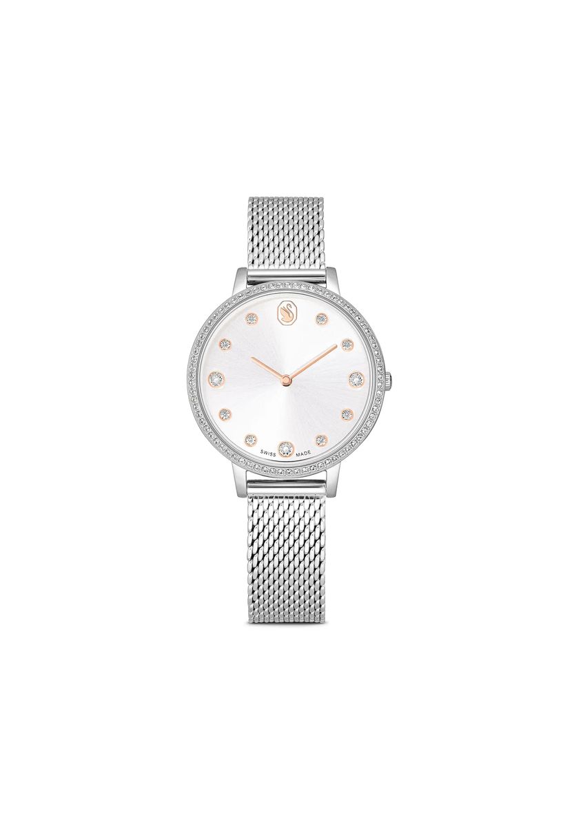 Elegante Armbanduhr mit Kristallbesatz