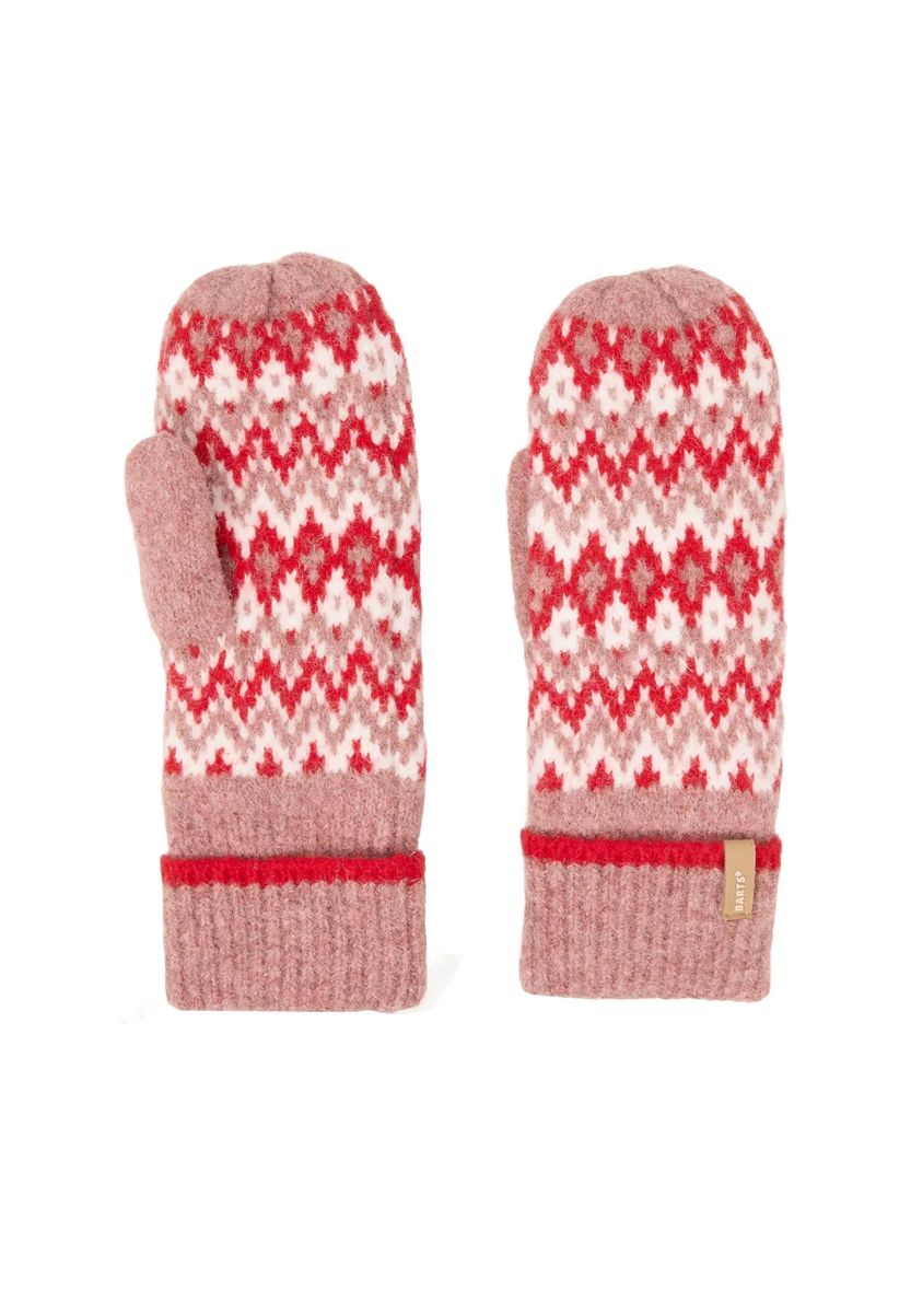 Strickfäustlinge mit Norwegermuster