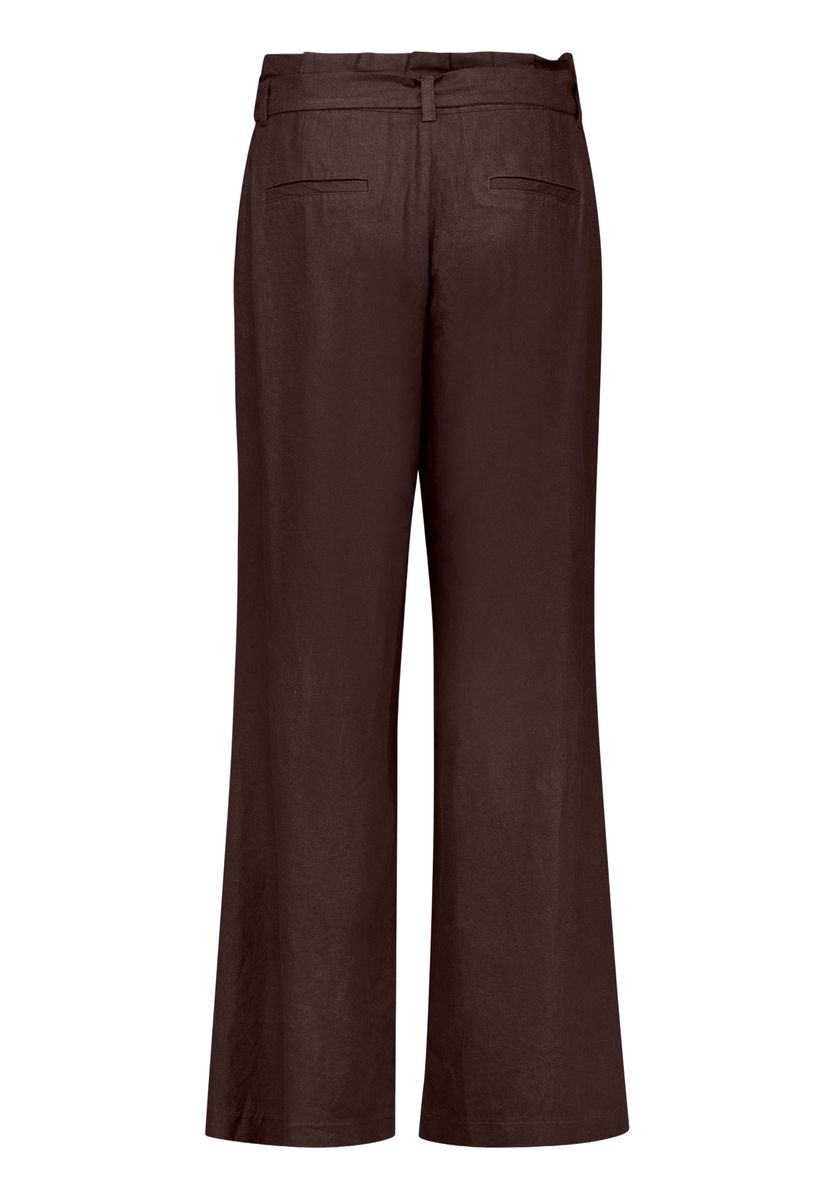 Weite Bundfaltenhose mit Gürtel