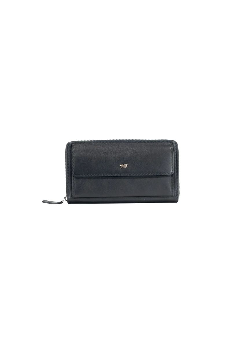 Elegante Zip-Around Klappengeldbörse