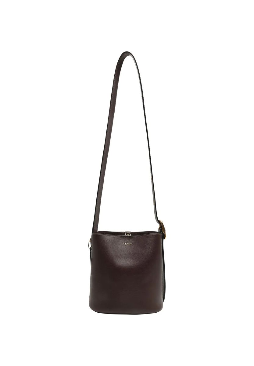 Minimalistische Leder-Beuteltasche