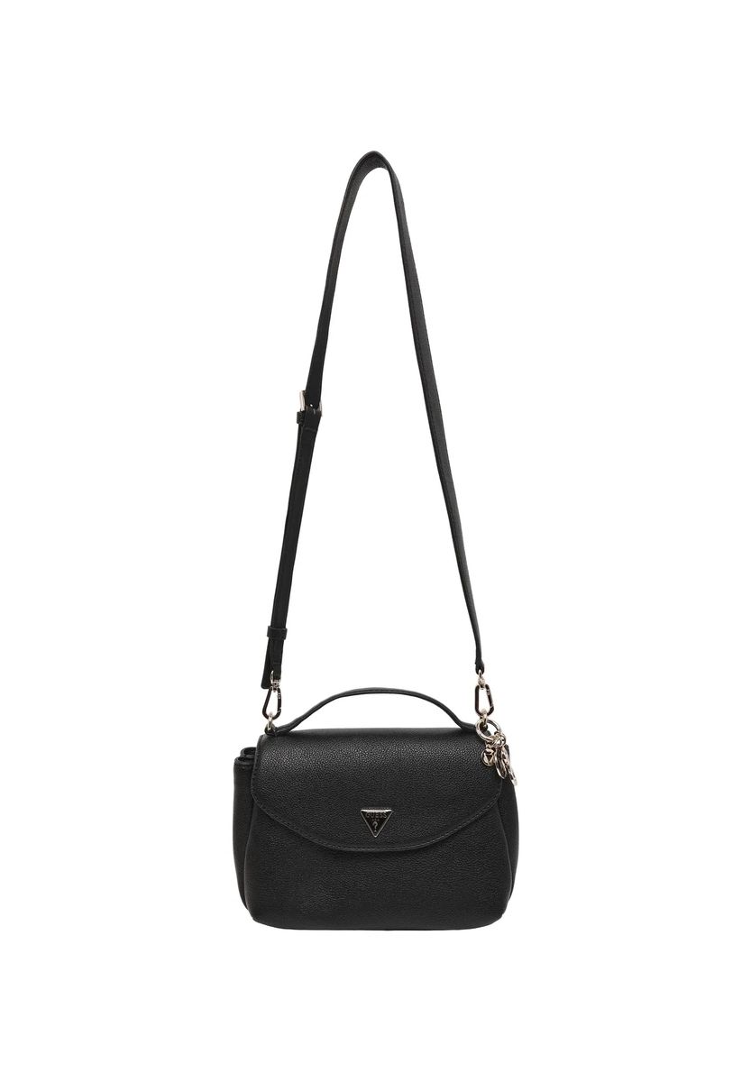 Handtasche mit Überschlag aus Kunstleder