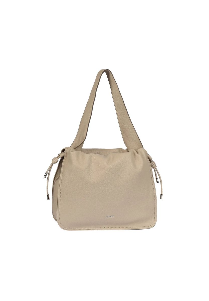 Minimalistische Schultertasche mit Kordelzug