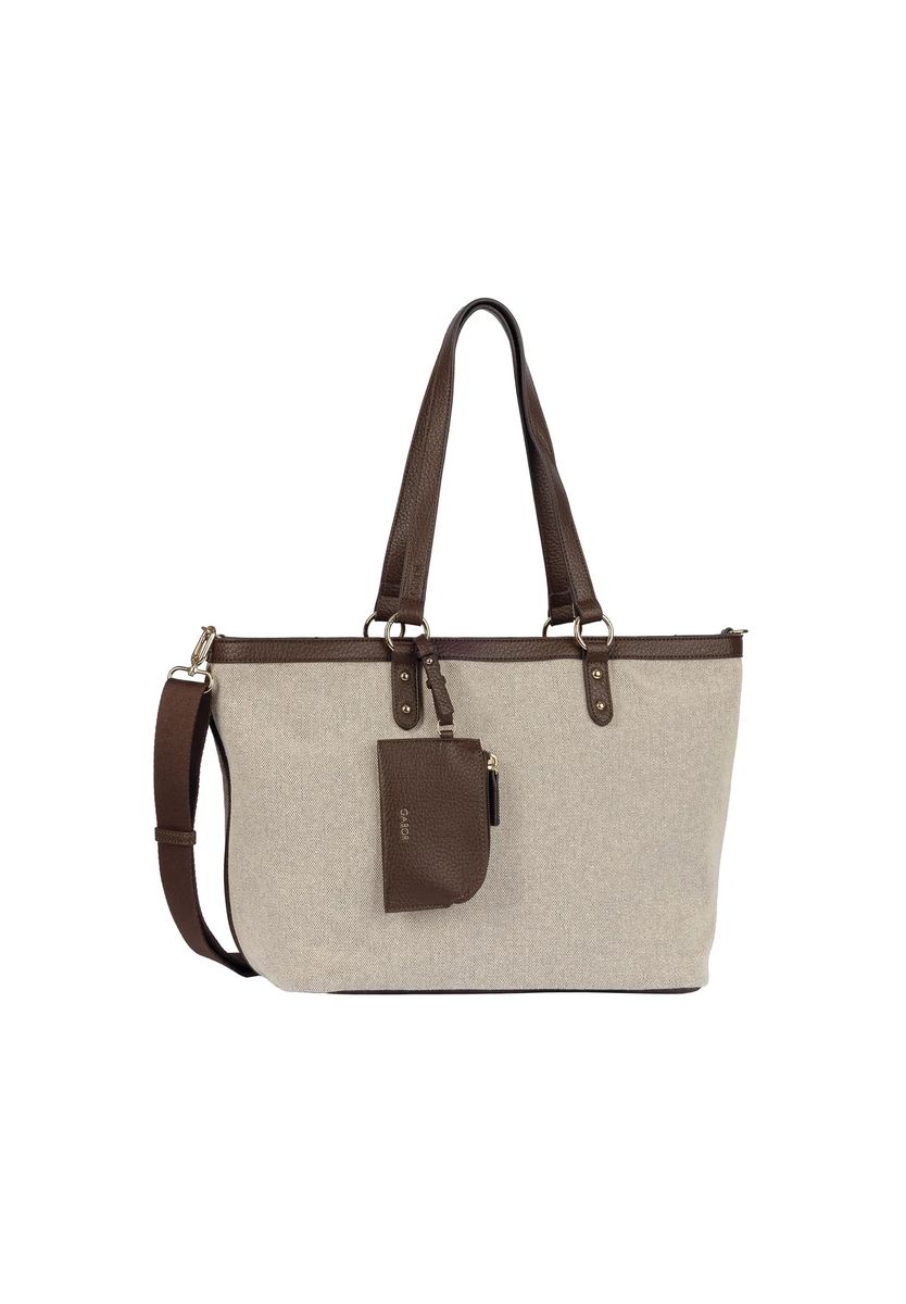 Eleganter Shopper in Canvas-Optik