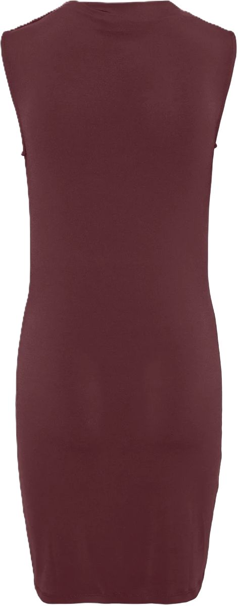 Minikleid mit gerafftem Stehkragen
