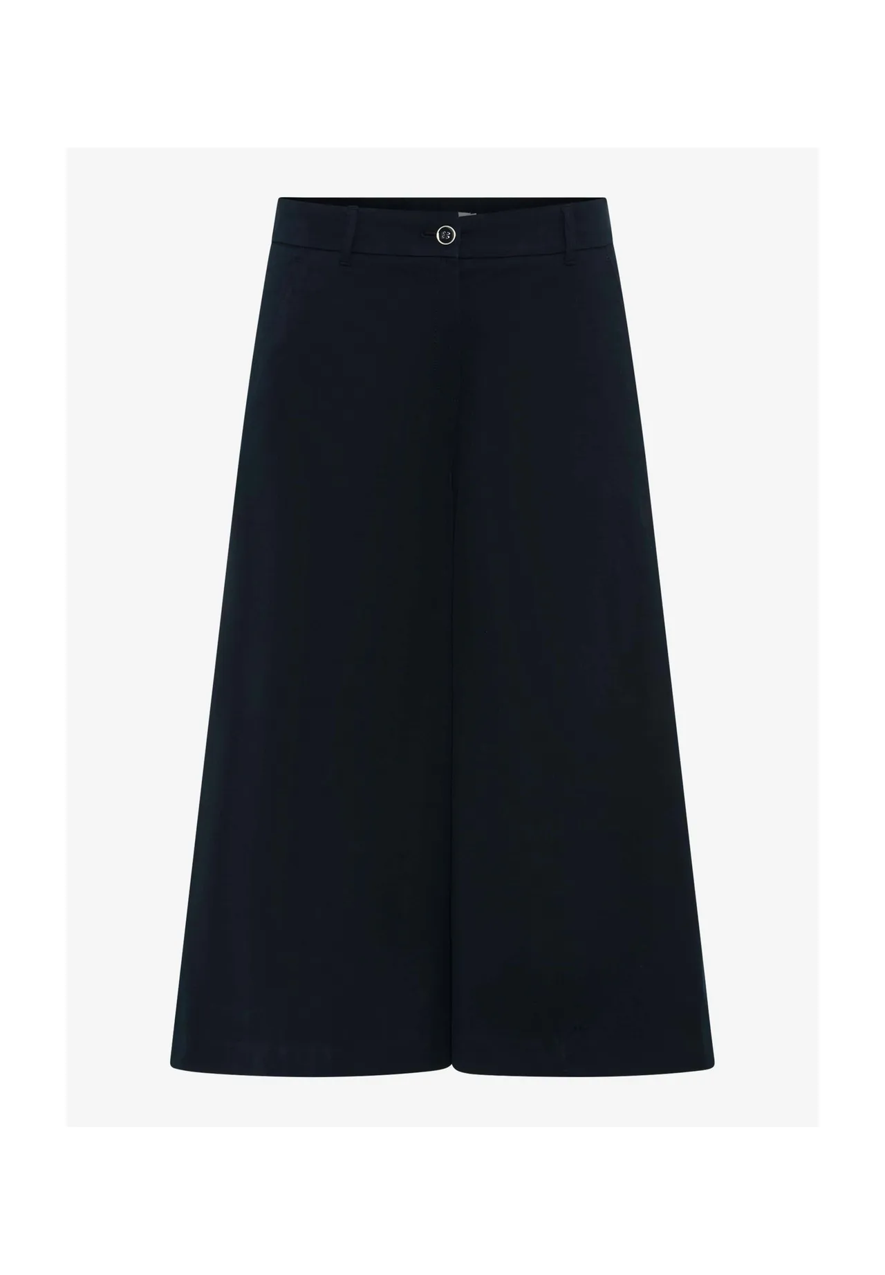 Weit geschnittene Culotte-Hose mit hoher Taille