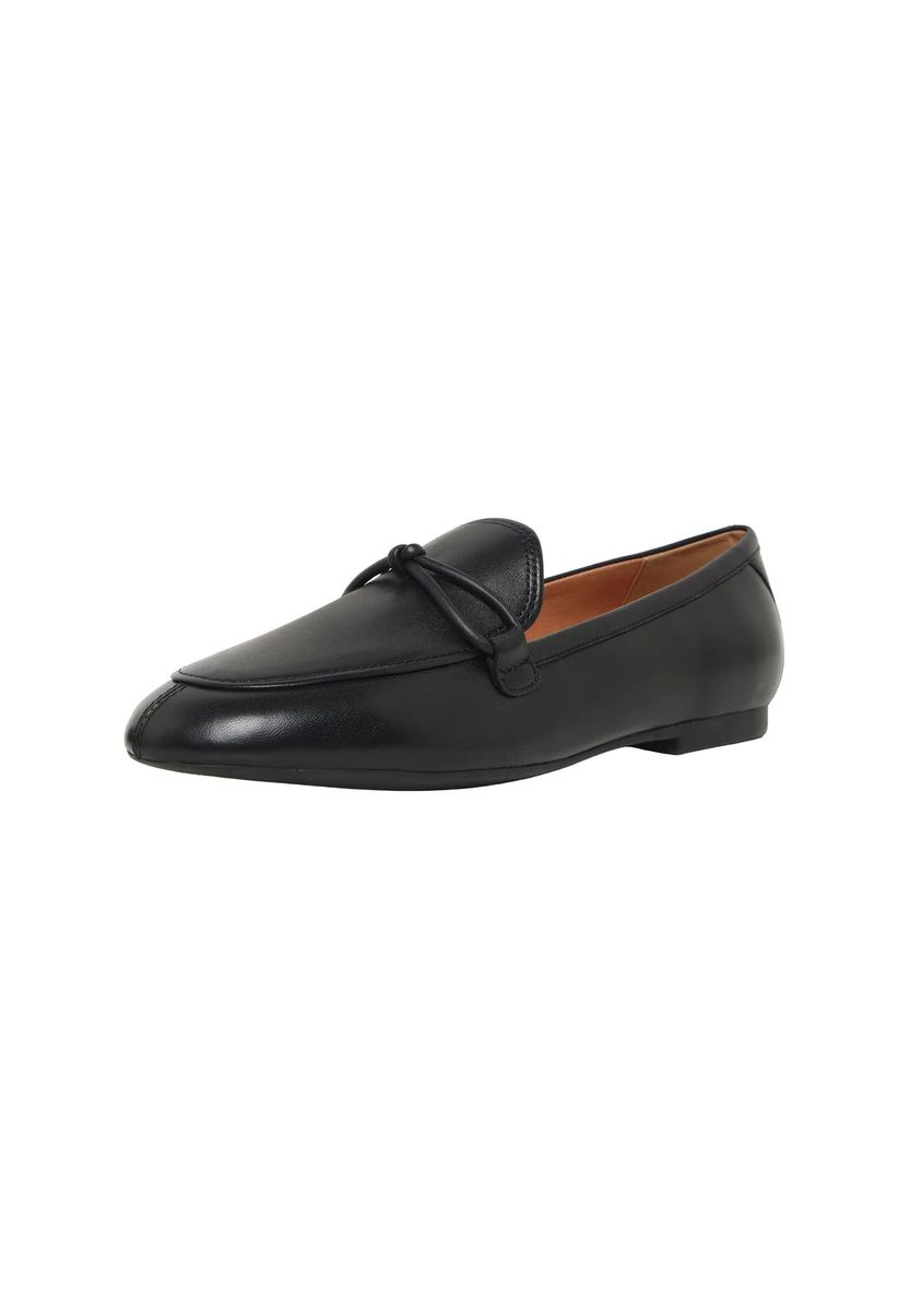 Leder-Loafer mit Knotendetail