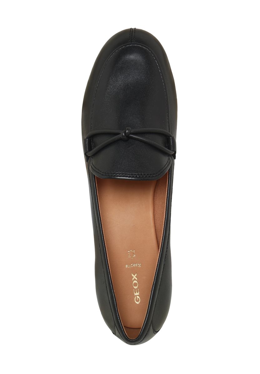 Leder-Loafer mit Knotendetail