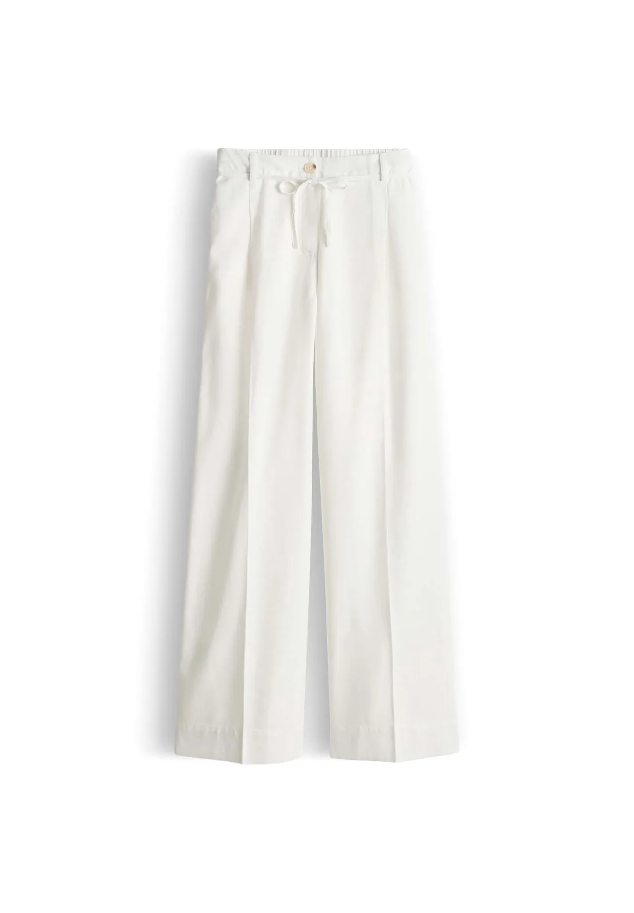 Weite Stoffhose mit Bügelfalten