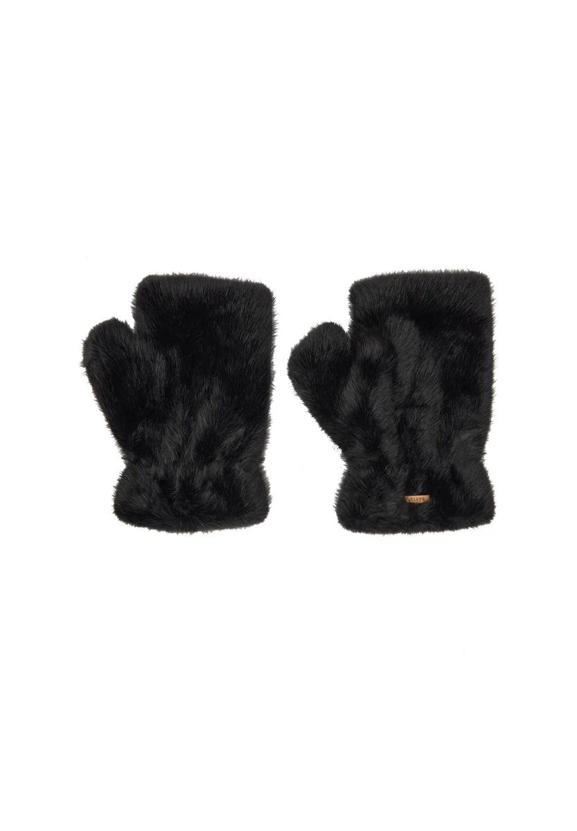 Fingerlose Handschuhe in Fell-Optik