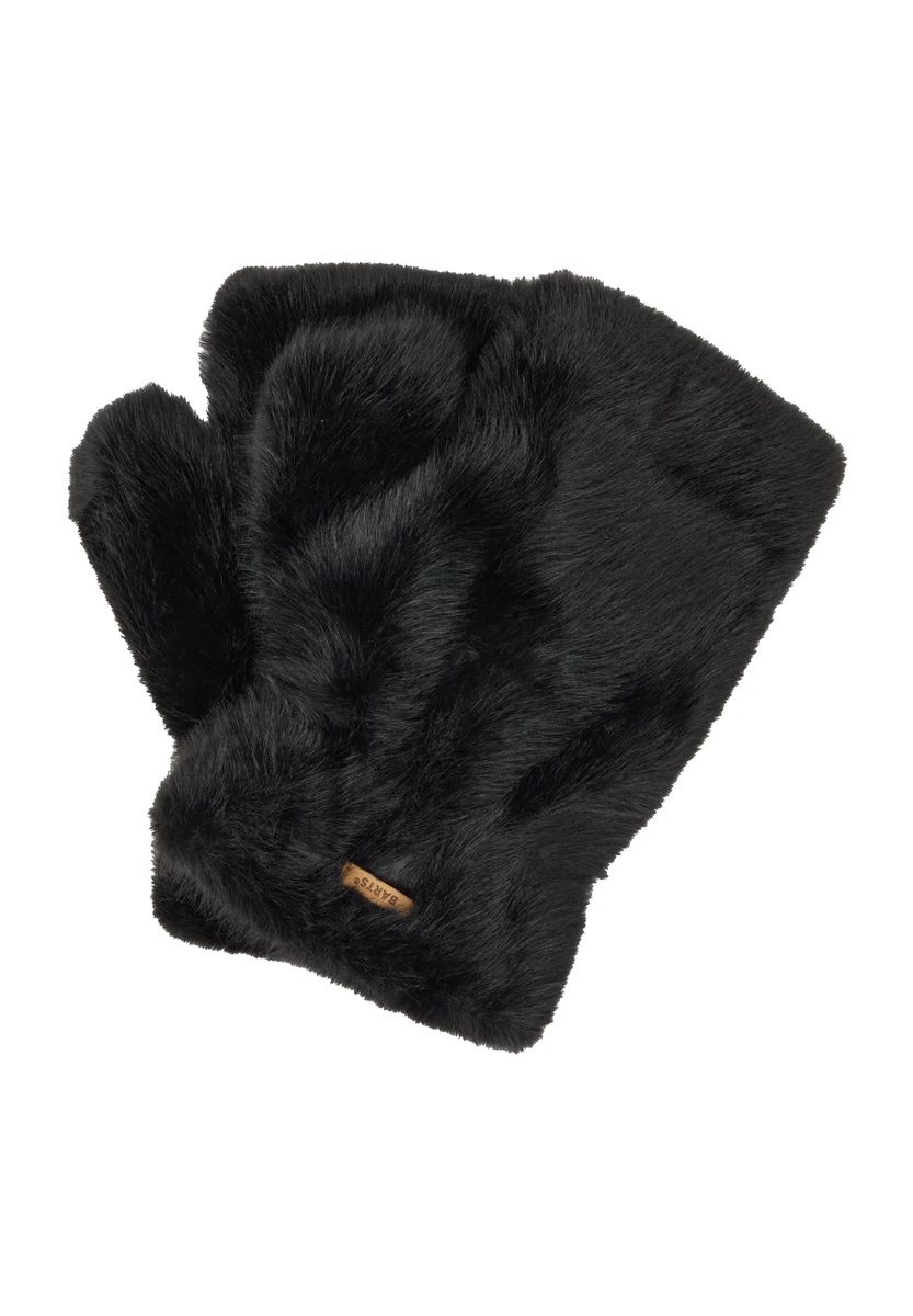 Fingerlose Handschuhe in Fell-Optik