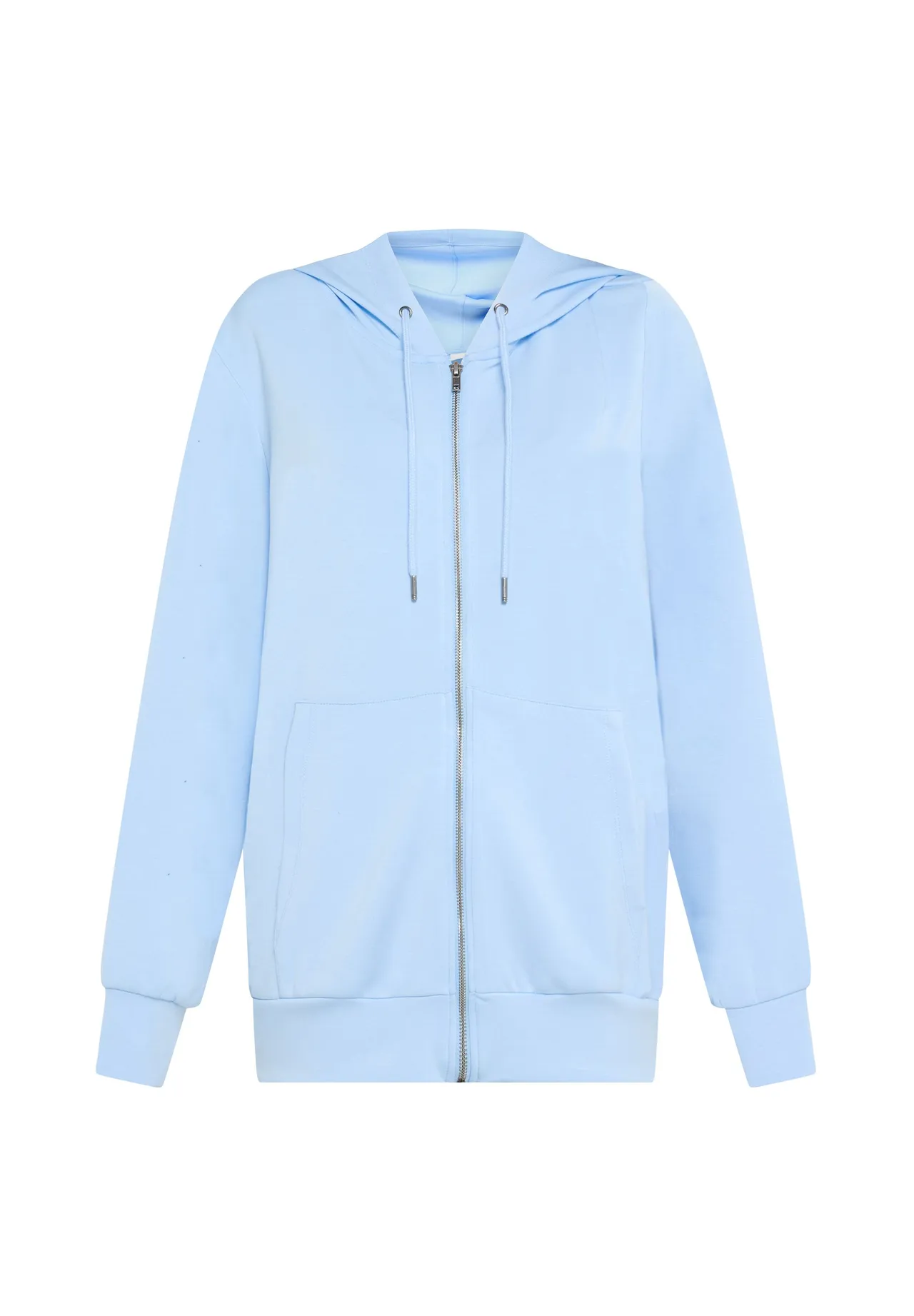 Weiche Zip-Sweatjacke aus Modal-Mix