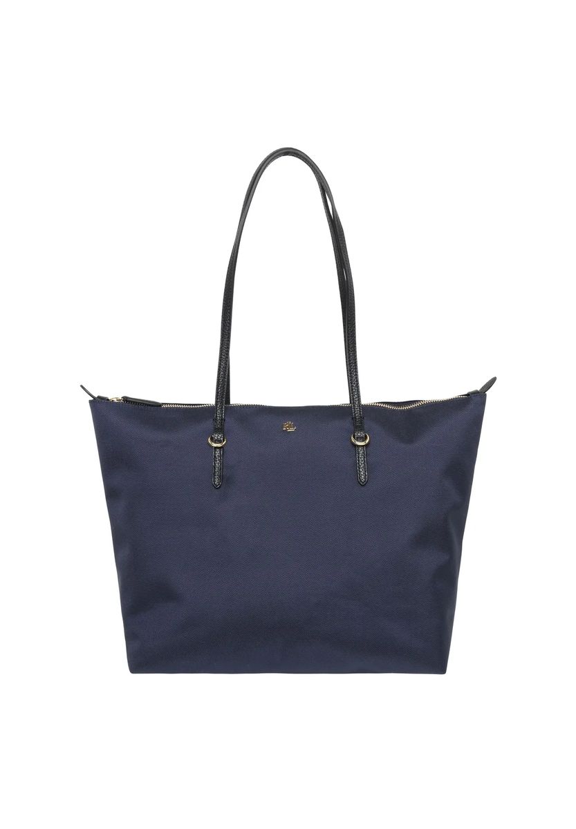 Klassischer Nylon-Shopper mit Gold-Details