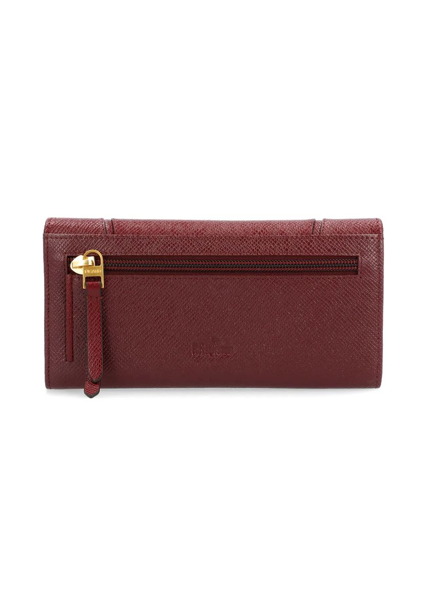 Elegante Ledergeldbörse mit strukturiertem Finish